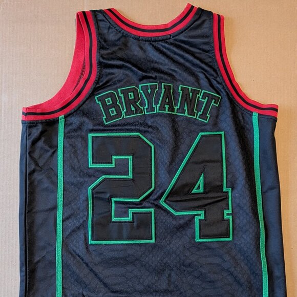 Headgear Classics Kobe Bryant Jersey #24 Black Mamba Grinch Size XS - Picture 4 of 7